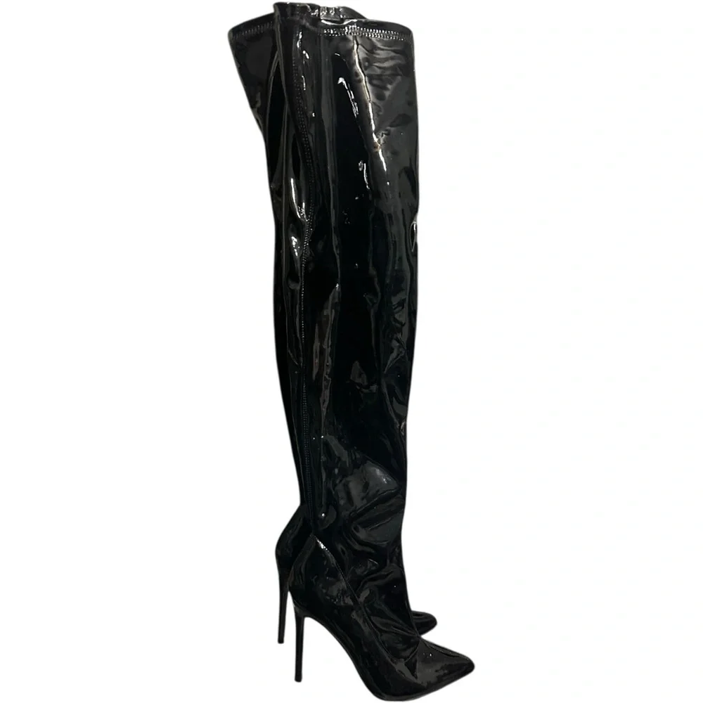 Fashion Nova After Dark Over the Knee Boots Size 9